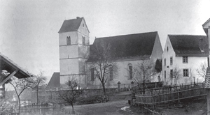Oberwiler Kirche vor 1896