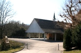 Friedhof Rüti Oberwil Eingang